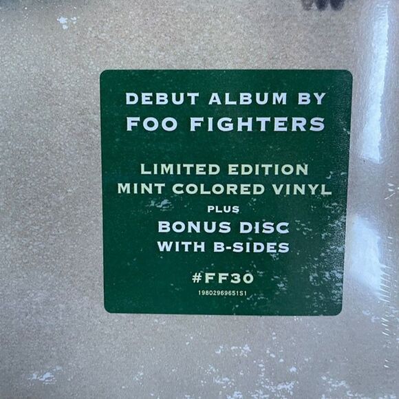 Foo Fighters - Foo Fighters - Mint Colored Double Vinyl 30th Ann Edition NEW - Picture 2 of 5
